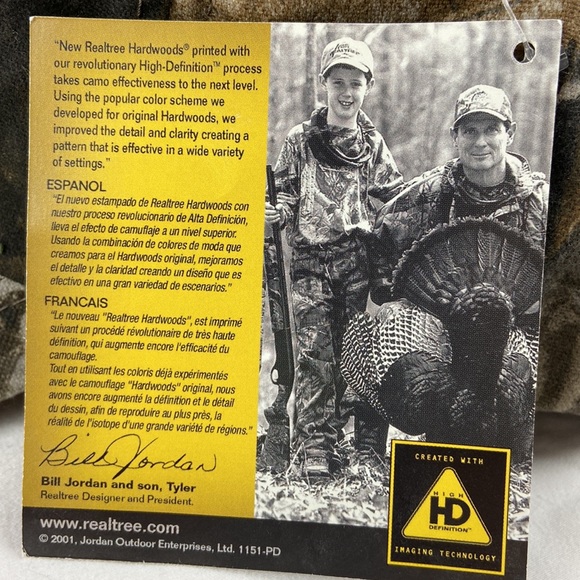 Realtree hardwood high definition multi terrain camo ball cap - Picture 4 of 8